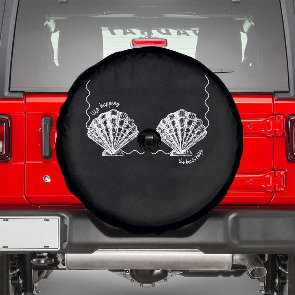 Seashell Bra Spare Tire Cover Mermaid Cute Summer Beach Vacation - Wonder Print Shop