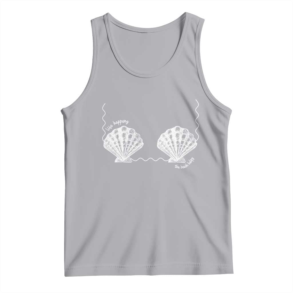 Seashell Bra Tank Top Mermaid Cute Summer Beach Vacation - Wonder Print Shop