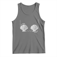 Seashell Bra Tank Top Mermaid Cute Summer Beach Vacation - Wonder Print Shop