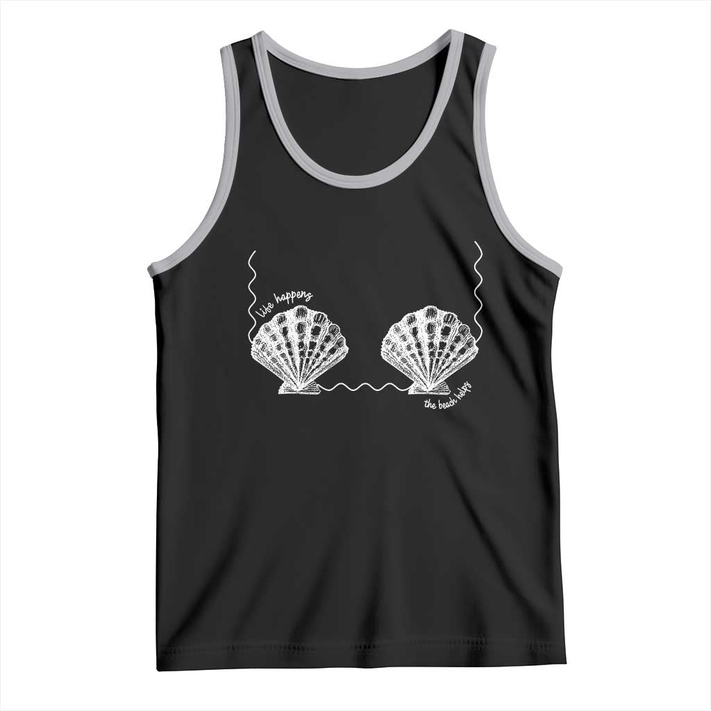 Seashell Bra Tank Top Mermaid Cute Summer Beach Vacation - Wonder Print Shop