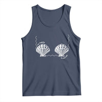 Seashell Bra Tank Top Mermaid Cute Summer Beach Vacation - Wonder Print Shop