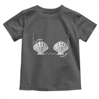 Seashell Bra Toddler T Shirt Mermaid Cute Summer Beach Vacation - Wonder Print Shop