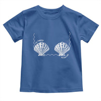 Seashell Bra Toddler T Shirt Mermaid Cute Summer Beach Vacation - Wonder Print Shop