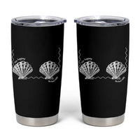 Seashell Bra Tumbler Cup Mermaid Cute Summer Beach Vacation - Wonder Print Shop