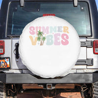 Summer Vibes Spare Tire Cover Beach Life Gift Distressed Beach Mom - Wonder Print Shop