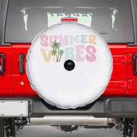 Summer Vibes Spare Tire Cover Beach Life Gift Distressed Beach Mom - Wonder Print Shop