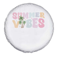 Summer Vibes Spare Tire Cover Beach Life Gift Distressed Beach Mom - Wonder Print Shop