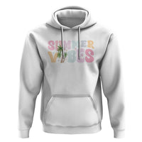 Summer Vibes Hoodie Beach Life Gift Distressed Beach Mom - Wonder Print Shop