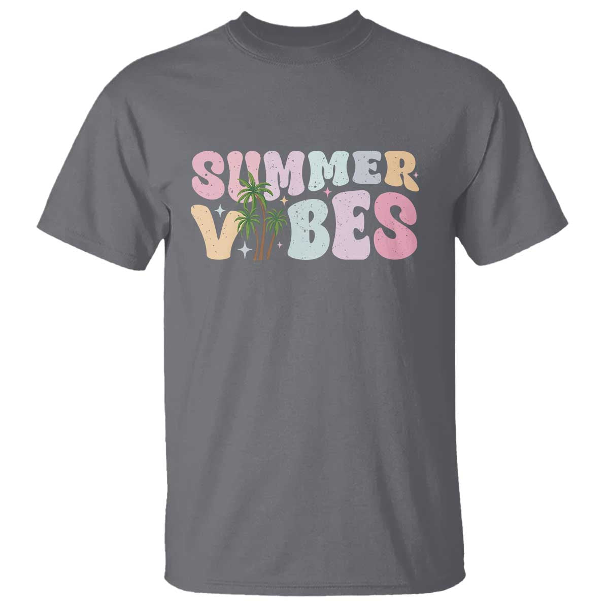 Summer Vibes T Shirt Beach Life Gift Distressed Beach Mom - Wonder Print Shop
