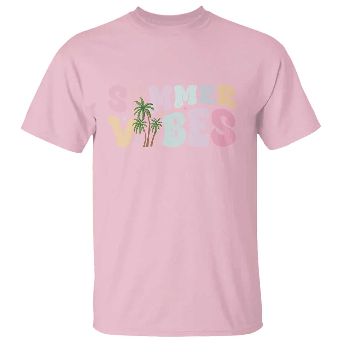 Summer Vibes T Shirt Beach Life Gift Distressed Beach Mom - Wonder Print Shop