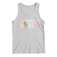 Summer Vibes Tank Top Beach Life Gift Distressed Beach Mom - Wonder Print Shop