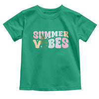 Summer Vibes Toddler T Shirt Beach Life Gift Distressed Beach Mom - Wonder Print Shop