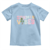 Summer Vibes Toddler T Shirt Beach Life Gift Distressed Beach Mom - Wonder Print Shop