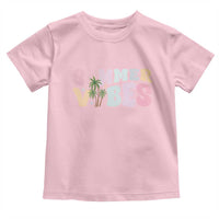 Summer Vibes Toddler T Shirt Beach Life Gift Distressed Beach Mom - Wonder Print Shop