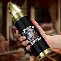 Funny Hamilton Drinking Bullet Tumbler Alexander Hammeredton 4th of July Beer Merica Flag - Wonder Print Shop