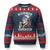 Funny Hamilton Drinking Ugly Christmas Sweater Alexander Hammeredton 4th of July Beer Merica Flag - Wonder Print Shop