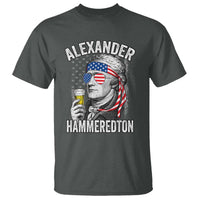 Funny Hamilton Drinking T Shirt Alexander Hammeredton 4th of July Beer Merica Flag - Wonder Print Shop