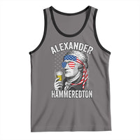Funny Hamilton Drinking Tank Top Alexander Hammeredton 4th of July Beer Merica Flag - Wonder Print Shop