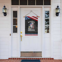 Funny Hamilton Drinking Garden Flag Alexander Hammeredton 4th of July Beer Merica Flag