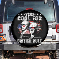Too Cool For British Rule Spare Tire Cover USA American Flag 4th of July - Wonder Print Shop