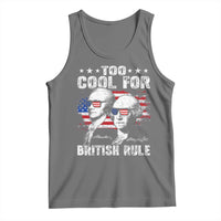 Too Cool For British Rule Tank Top USA American Flag 4th of July - Wonder Print Shop