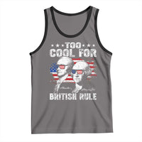 Too Cool For British Rule Tank Top USA American Flag 4th of July - Wonder Print Shop