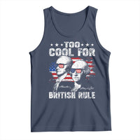 Too Cool For British Rule Tank Top USA American Flag 4th of July - Wonder Print Shop