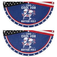 Too Cool For British Rule Patriotic Fan Flag USA American Flag 4th of July
