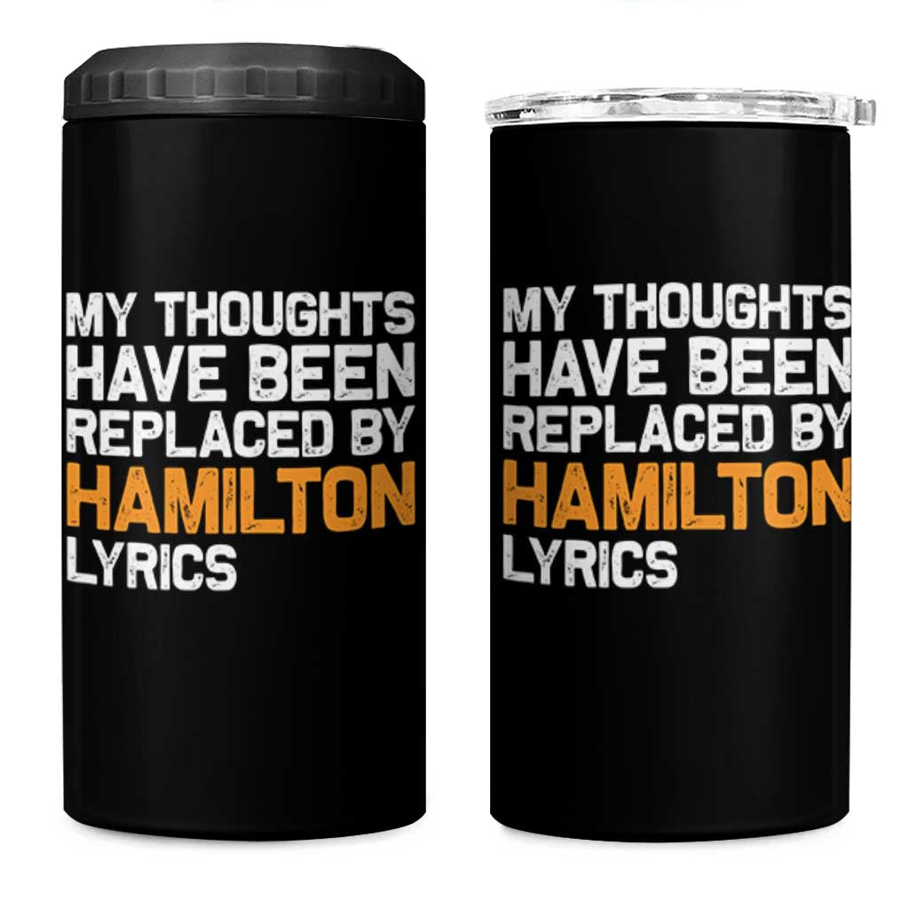 Alexander Hamilton 4 in 1 Can Cooler Tumbler American Musical Gift - Wonder Print Shop