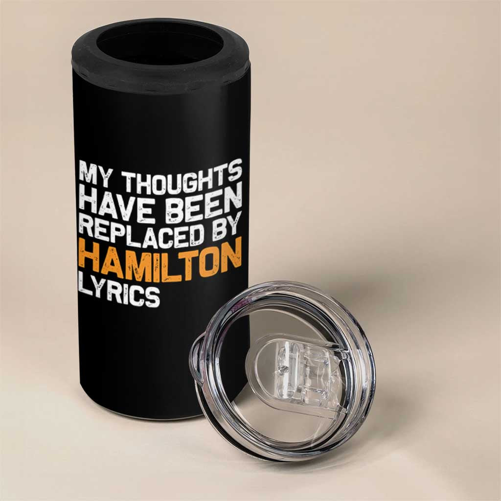 Alexander Hamilton 4 in 1 Can Cooler Tumbler American Musical Gift - Wonder Print Shop