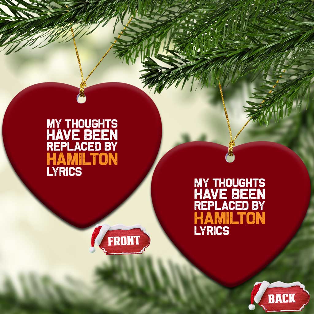 Alexander Hamilton Ceramic Ornament American Musical Gift - Wonder Print Shop