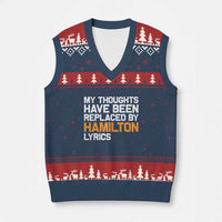 Alexander Hamilton V-Neck Knit Sweater Vest American Musical Gift - Wonder Print Shop