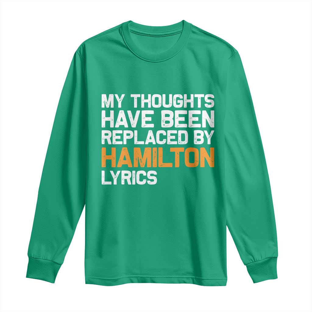 Alexander Hamilton Long Sleeve Shirt American Musical Gift - Wonder Print Shop