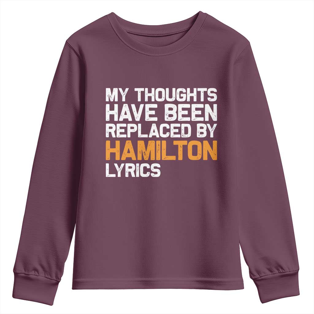 Alexander Hamilton Youth Sweatshirt American Musical Gift - Wonder Print Shop