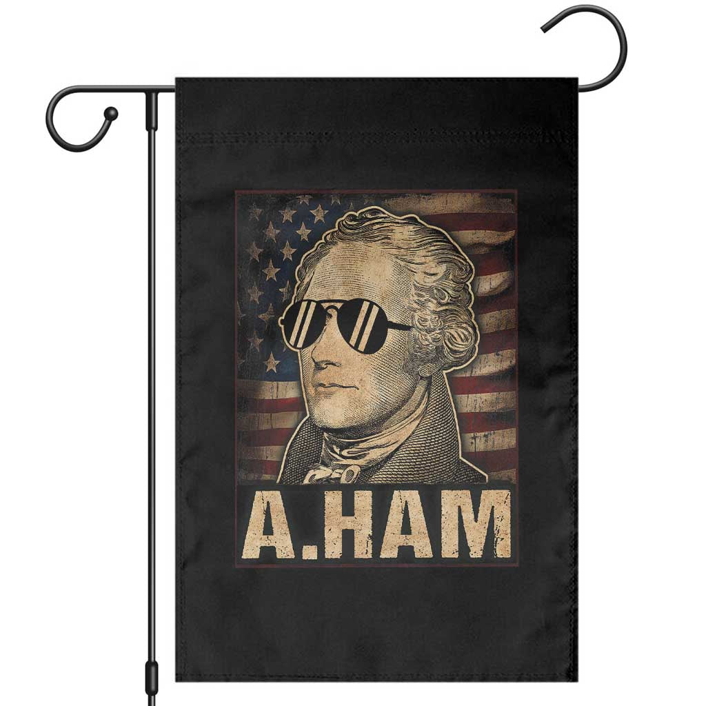 Alexander Hamilton Garden Flag Vintage American Flag - Wonder Print Shop