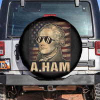 Alexander Hamilton Spare Tire Cover Vintage American Flag - Wonder Print Shop