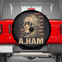 Alexander Hamilton Spare Tire Cover Vintage American Flag - Wonder Print Shop