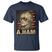 Alexander Hamilton T Shirt Vintage American Flag - Wonder Print Shop