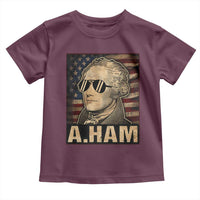 Alexander Hamilton Toddler T Shirt Vintage American Flag - Wonder Print Shop
