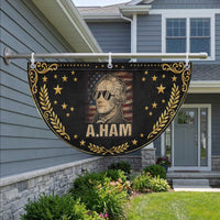 Alexander Hamilton Patriotic Fan Flag Vintage American Flag