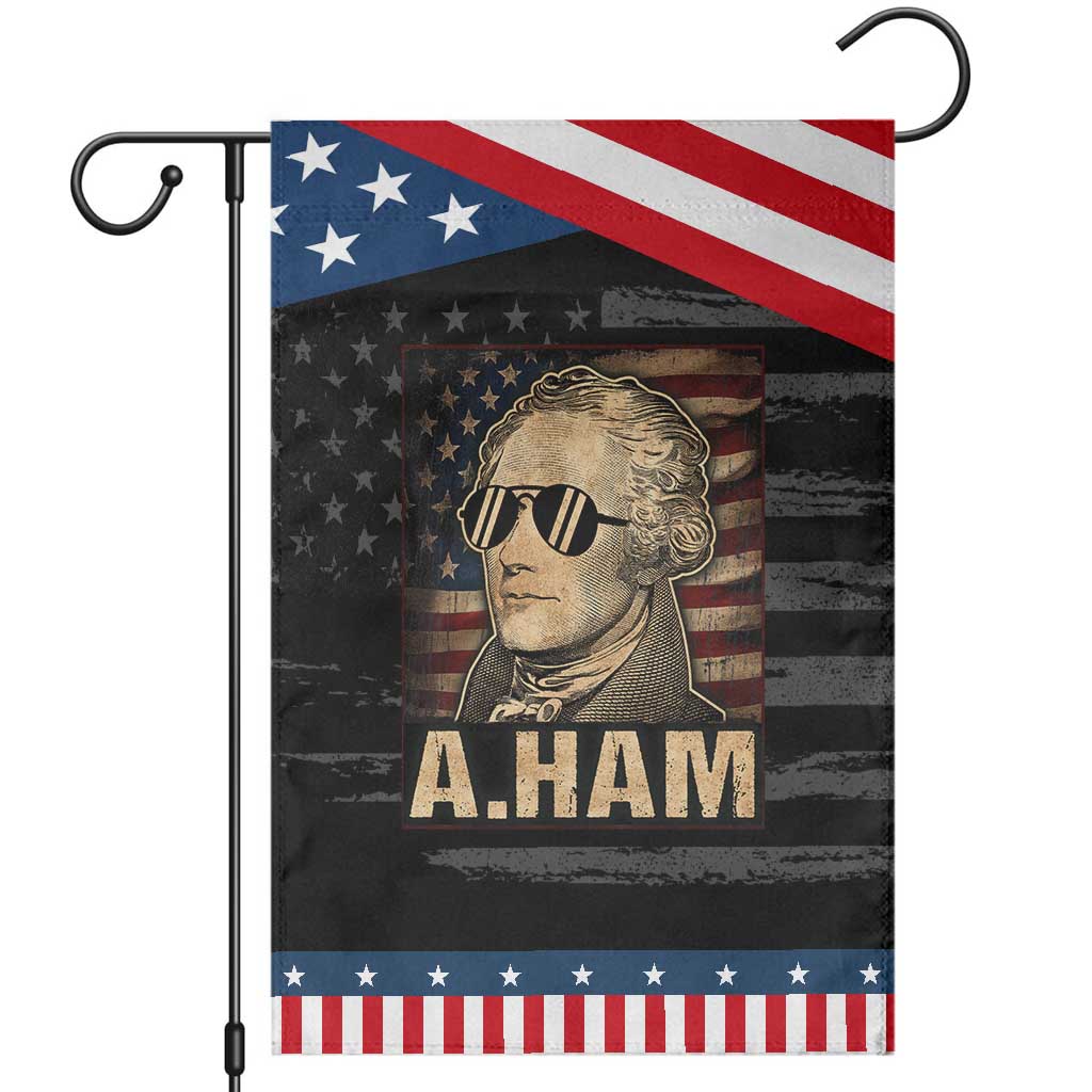 Alexander Hamilton Garden Flag Vintage American Flag