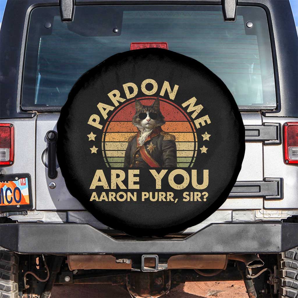 Alexander Hamilton Cat Spare Tire Cover Funny Gifts For Fans Cat Lovers - Wonder Print Shop