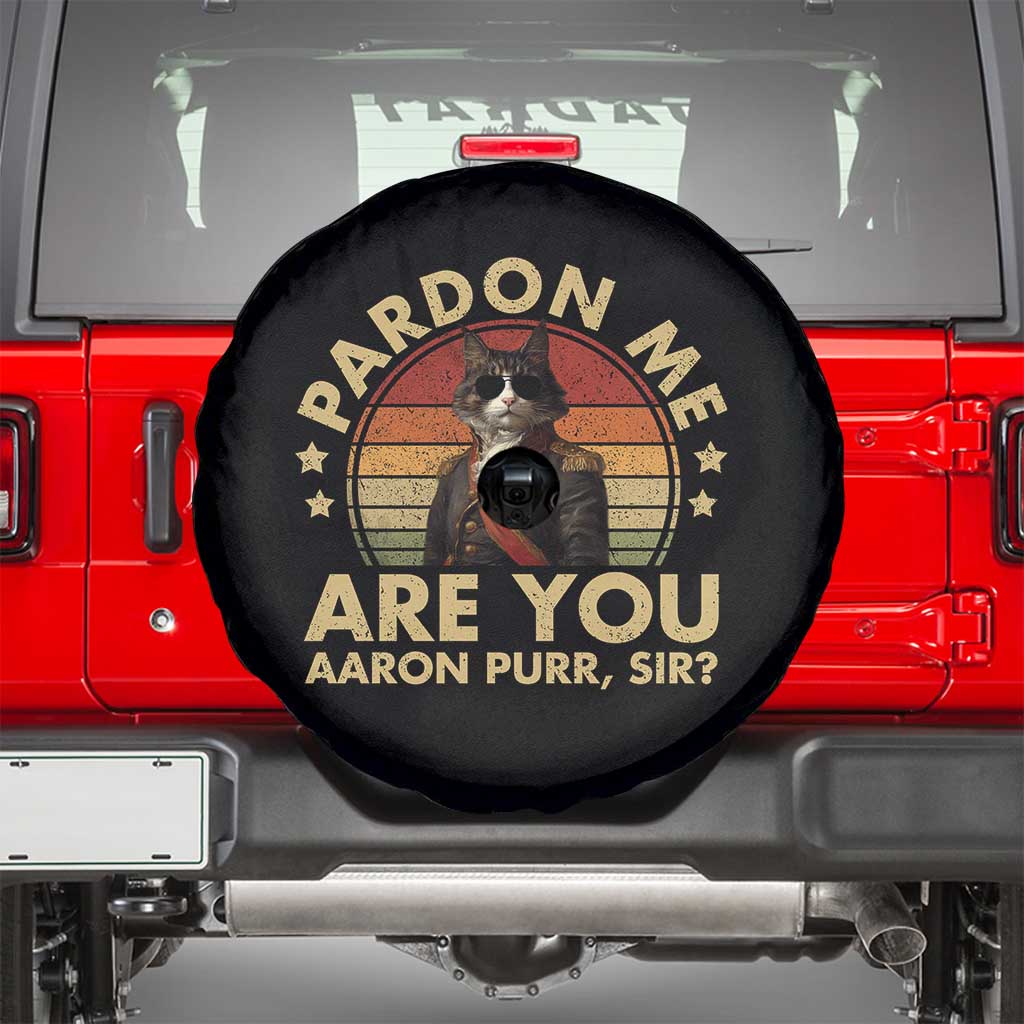 Alexander Hamilton Cat Spare Tire Cover Funny Gifts For Fans Cat Lovers - Wonder Print Shop