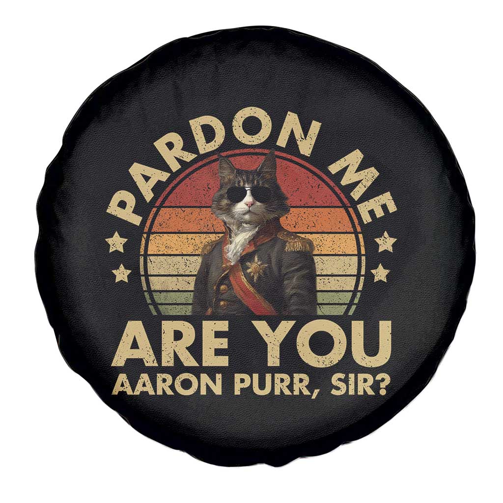 Alexander Hamilton Cat Spare Tire Cover Funny Gifts For Fans Cat Lovers - Wonder Print Shop