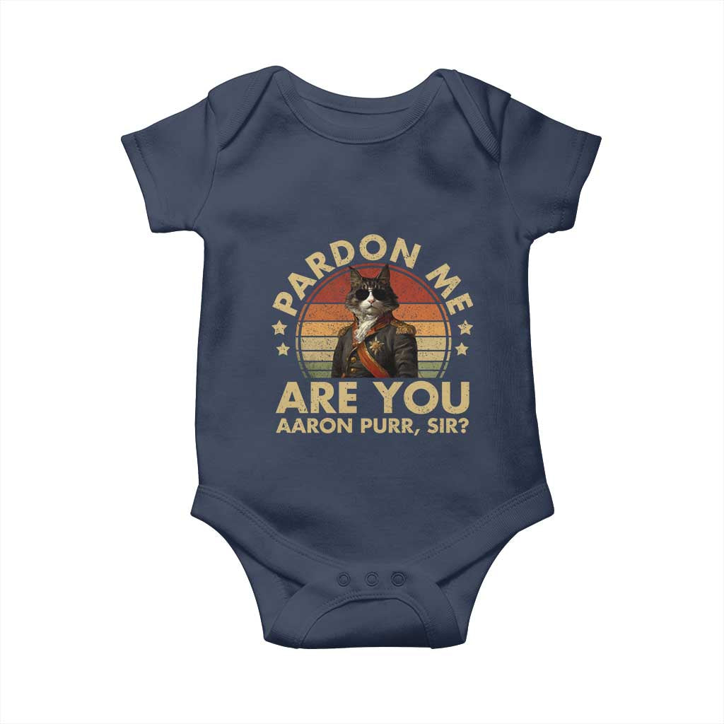 Alexander Hamilton Cat Baby Onesie Funny Gifts For Fans Cat Lovers - Wonder Print Shop