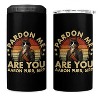 Alexander Hamilton Cat 4 in 1 Can Cooler Tumbler Funny Gifts For Fans Cat Lovers - Wonder Print Shop