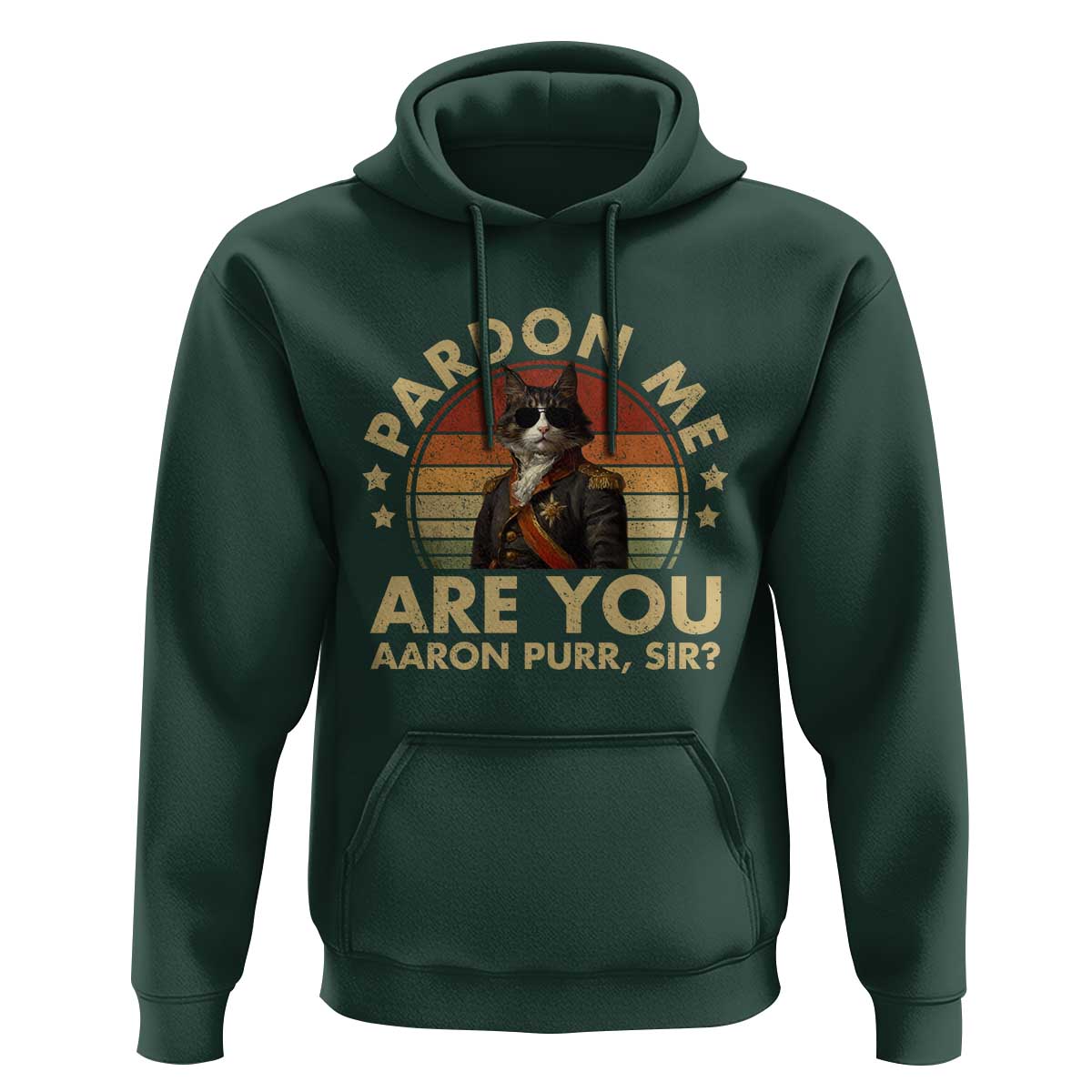 Alexander Hamilton Cat Hoodie Funny Gifts For Fans Cat Lovers - Wonder Print Shop