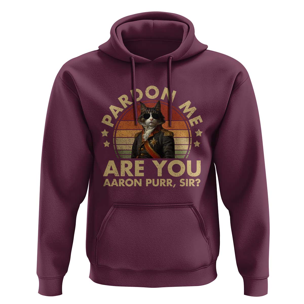 Alexander Hamilton Cat Hoodie Funny Gifts For Fans Cat Lovers - Wonder Print Shop