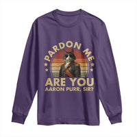 Alexander Hamilton Cat Long Sleeve Shirt Funny Gifts For Fans Cat Lovers - Wonder Print Shop