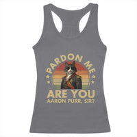 Alexander Hamilton Cat Racerback Tank Top Funny Gifts For Fans Cat Lovers - Wonder Print Shop